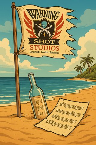 services-flag-bottle-music